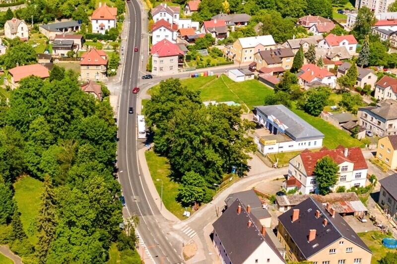 Novoborská Liberecká z výšky.